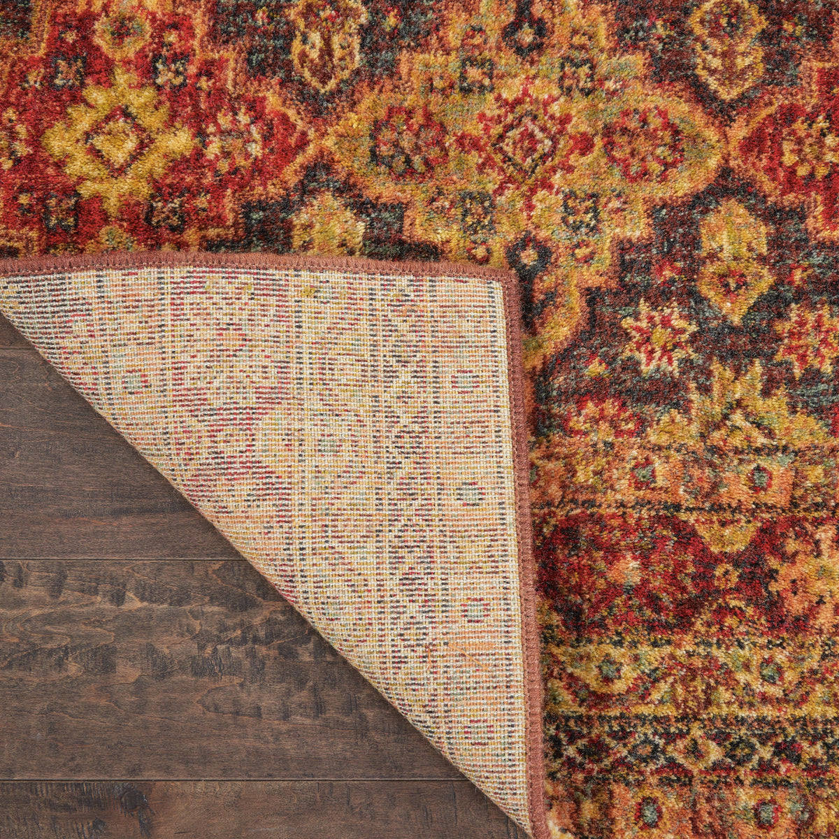 Jewel JEL03 Blue Red Rug