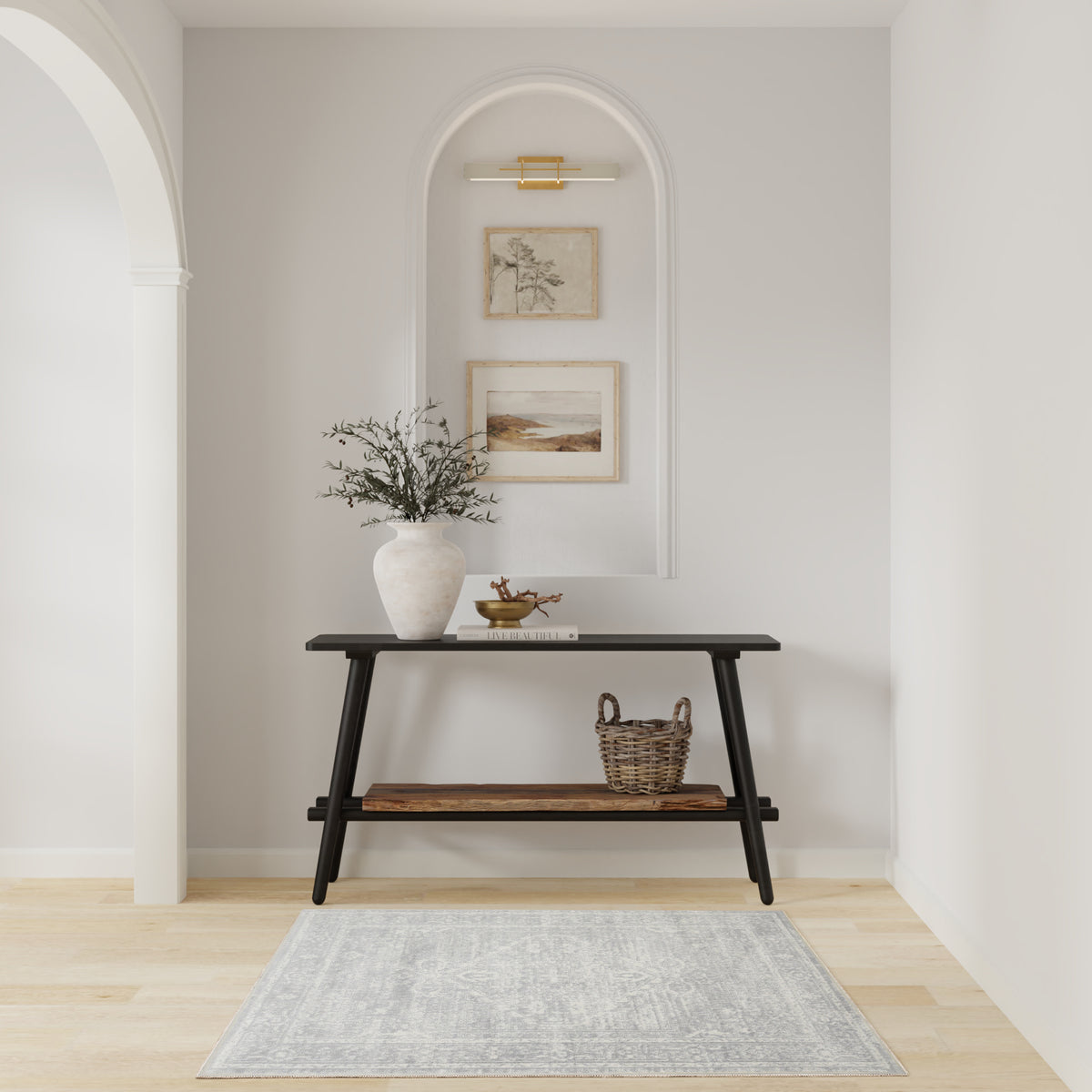 Astra Machine Washable ASW11 Light Grey Rug