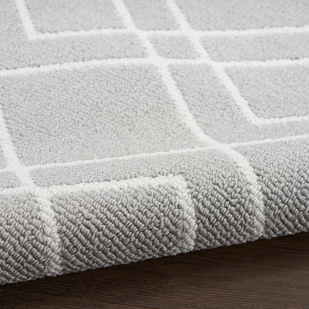 Modern Lines MOL01 Silver Rug