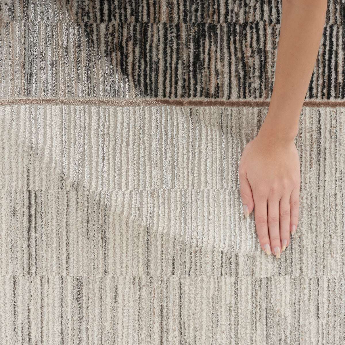 Desire DSR02 Grey Black Rug