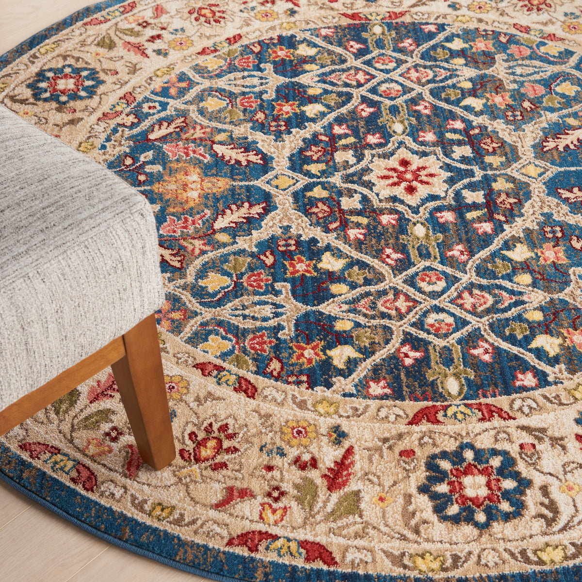 Karisma KAR03 Blue Ivory Rug