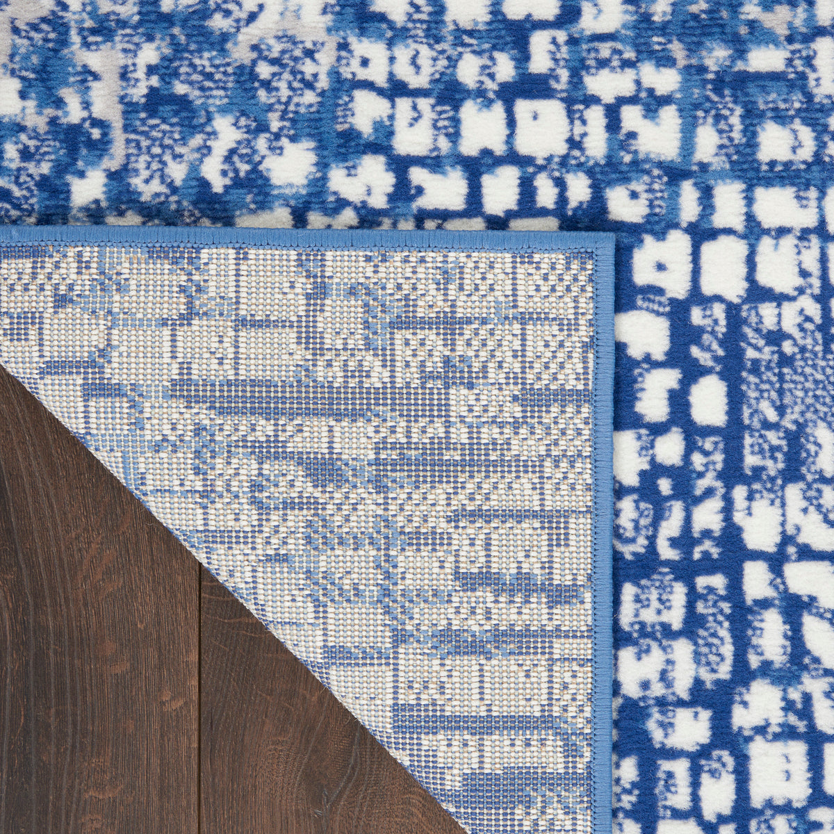 Whimsicle WHS07 Ivory Navy Rug