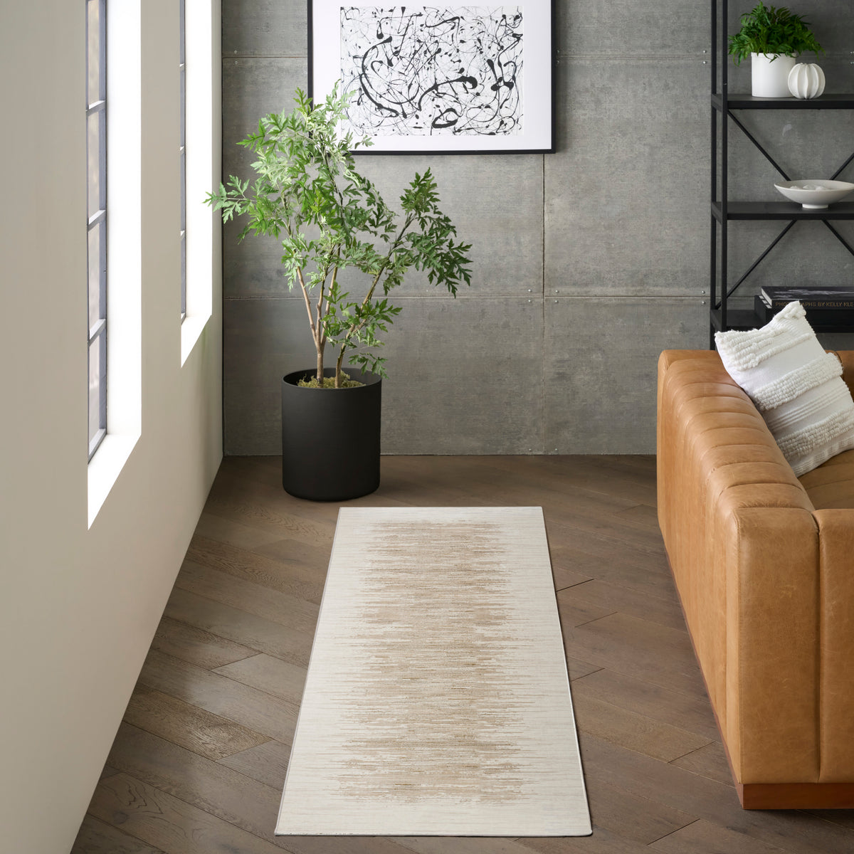 Grand Street GRN04 Ivory Taupe Rug