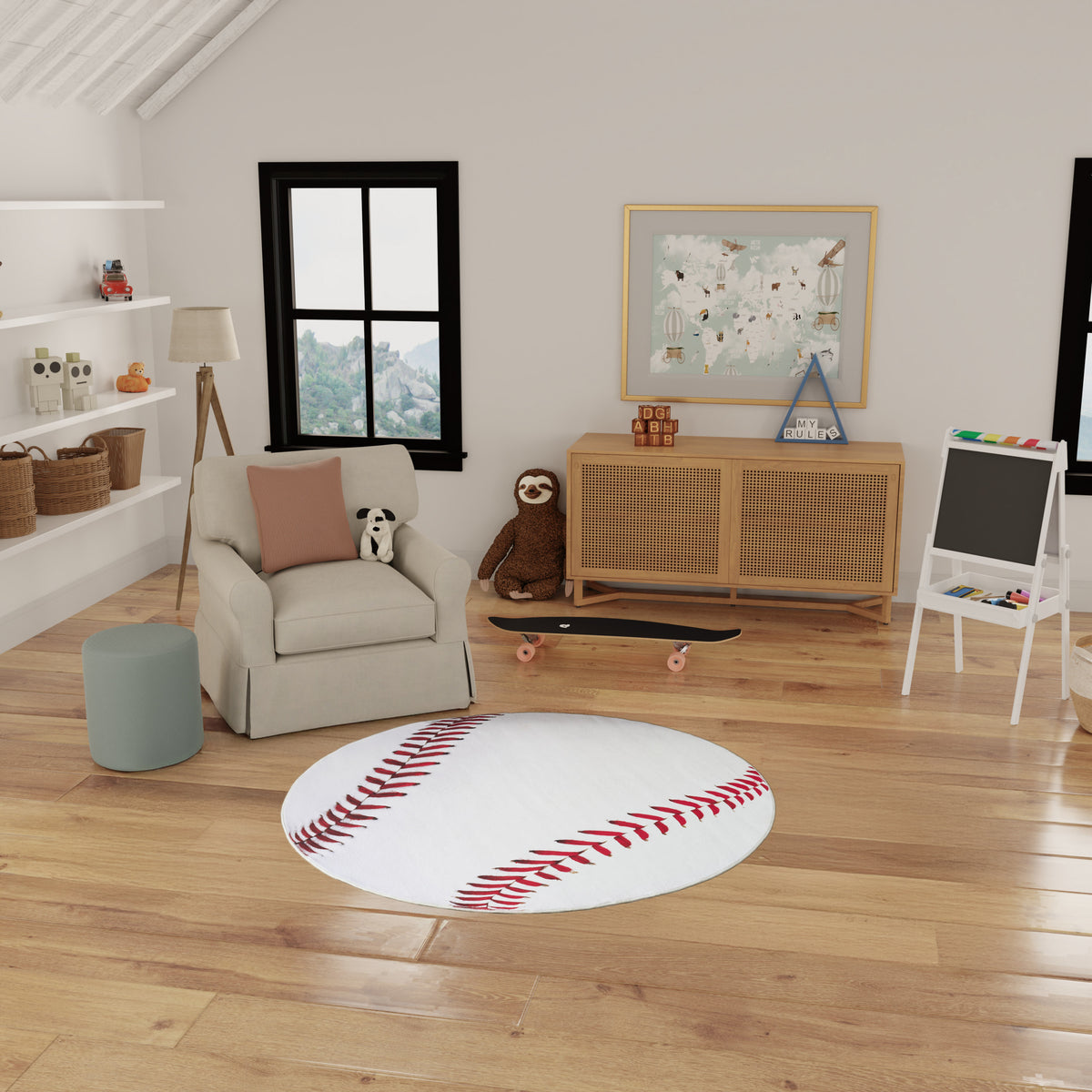 Imagination IMA02 White Rug