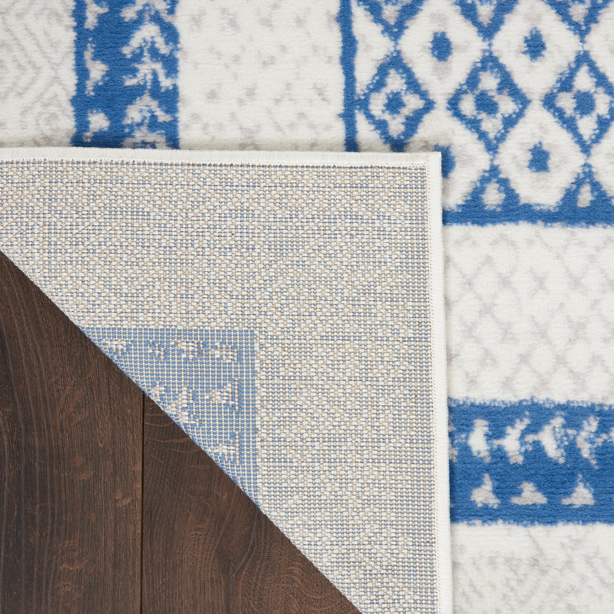Whimsicle WHS13 Ivory Blue Rug