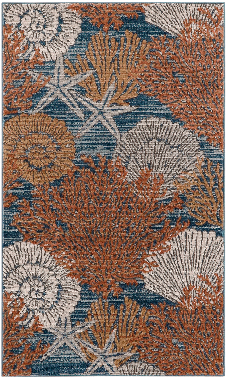 Seaside SDS04 Blue Multicolor Rug