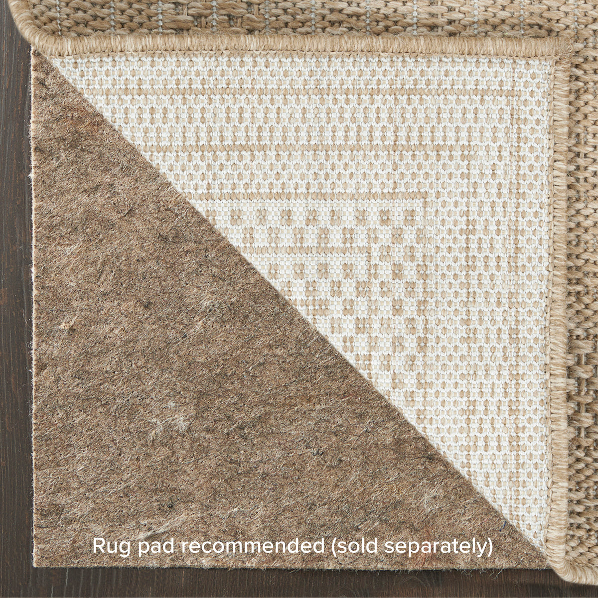 Tulum TLM04 Taupe Ivory Rug