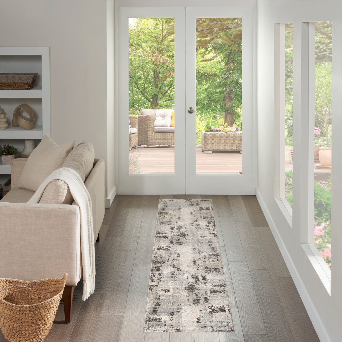 Serenity Home SRH06 Ivory Grey Rug