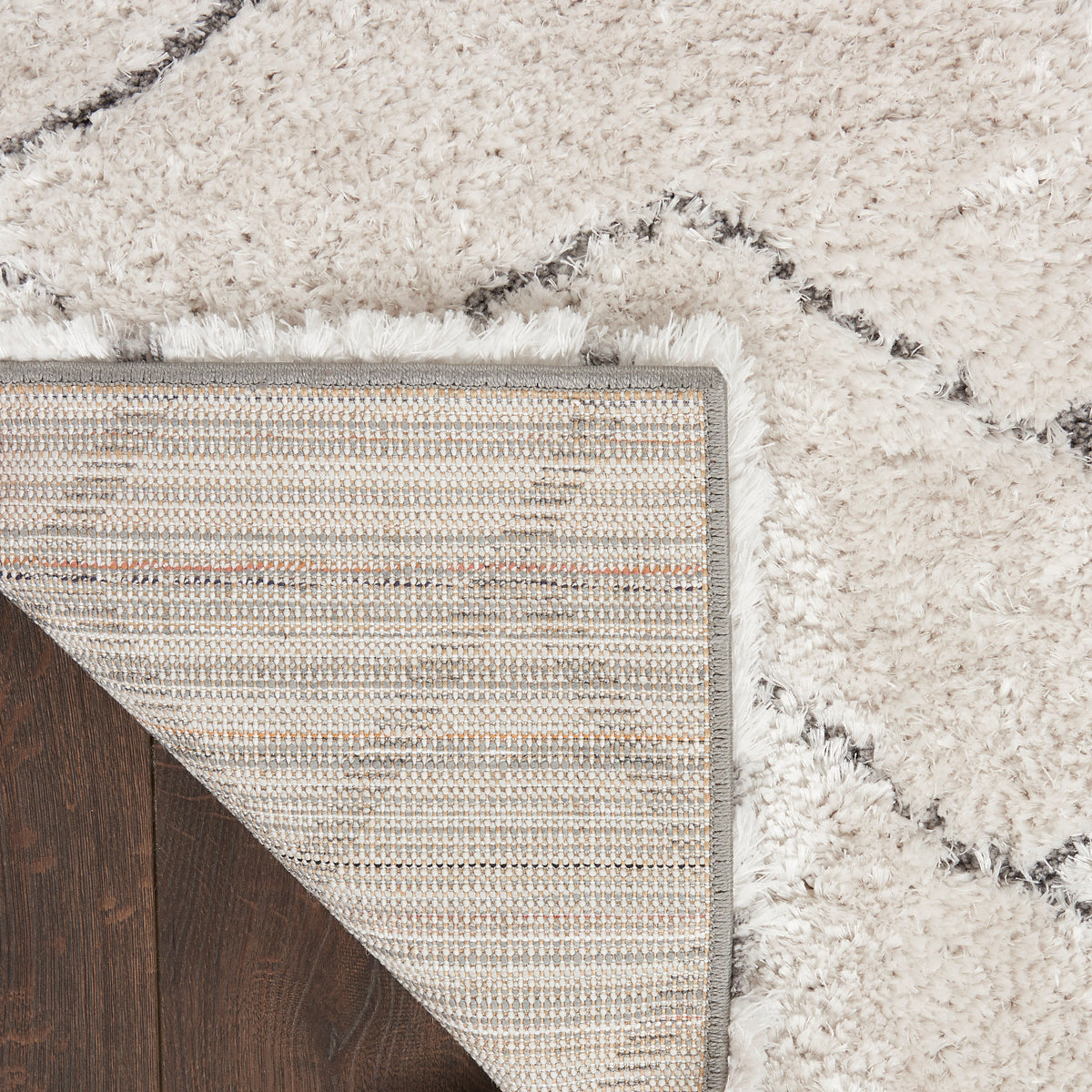 Dreamy Shag DRS03 Ivory Grey Rug