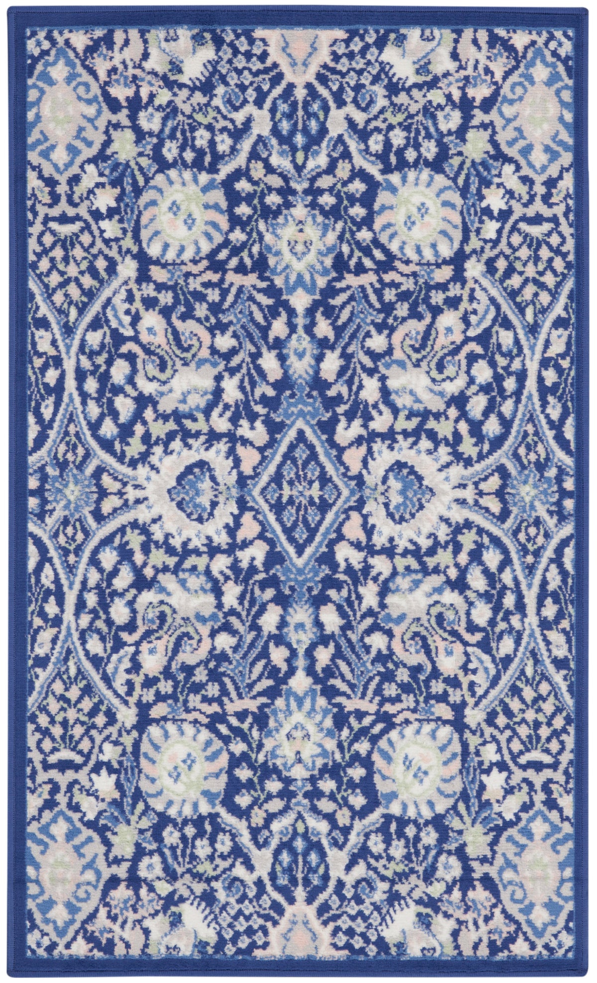 Whimsicle WHS10 Navy Multicolor Rug