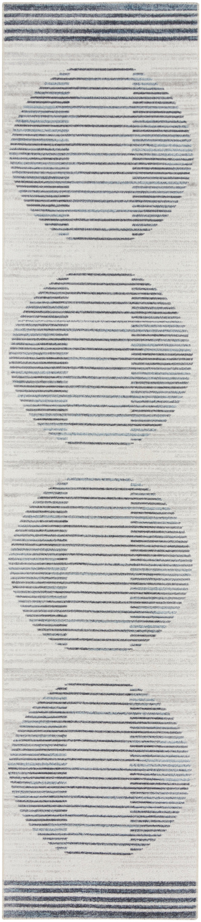 Astra Machine Washable ASW05 Ivory Blue Rug