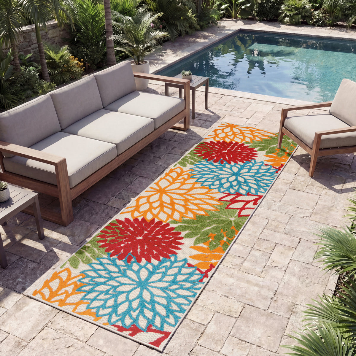 Aloha ALH05 Green Rug