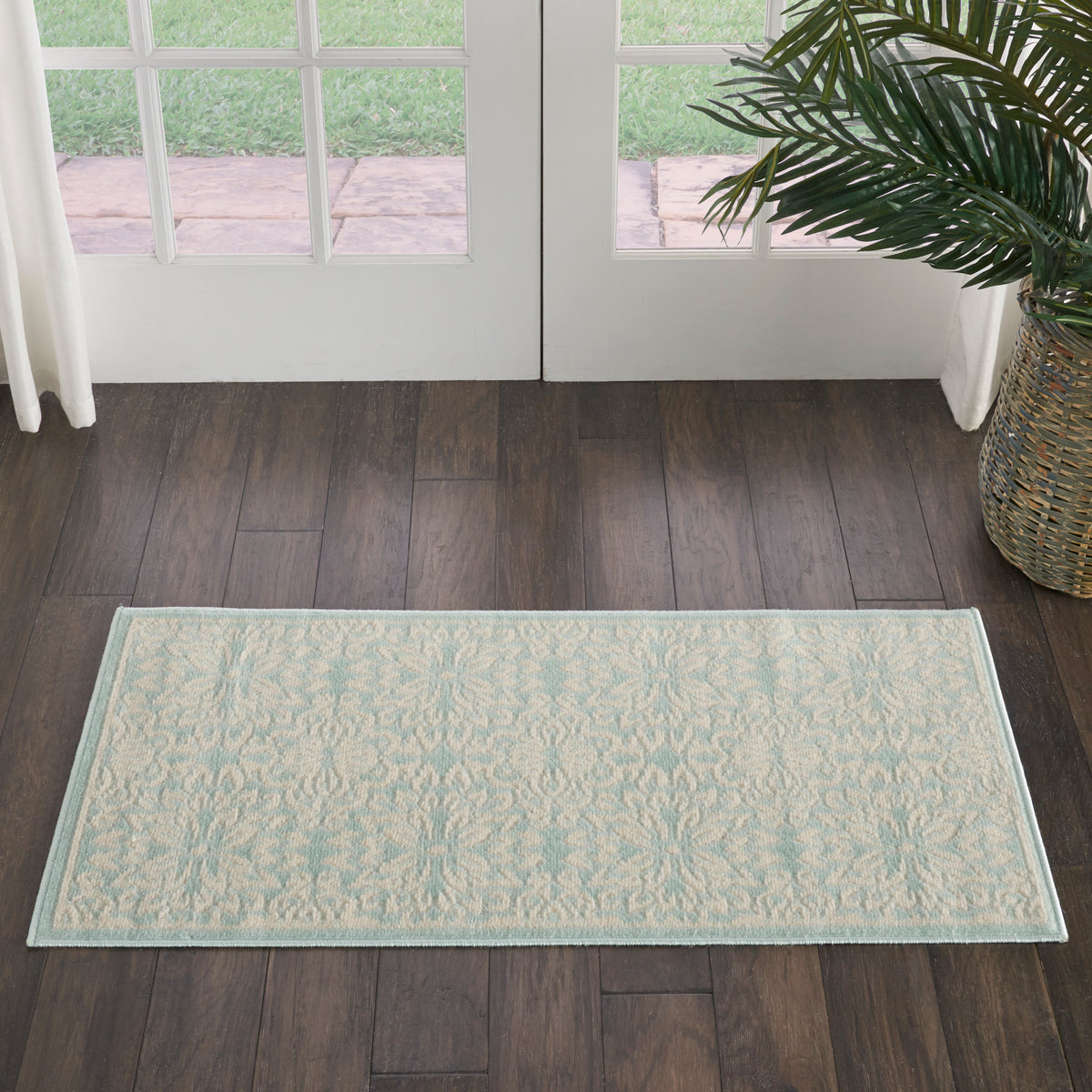 Jubilant JUB06 Ivory Green Rug