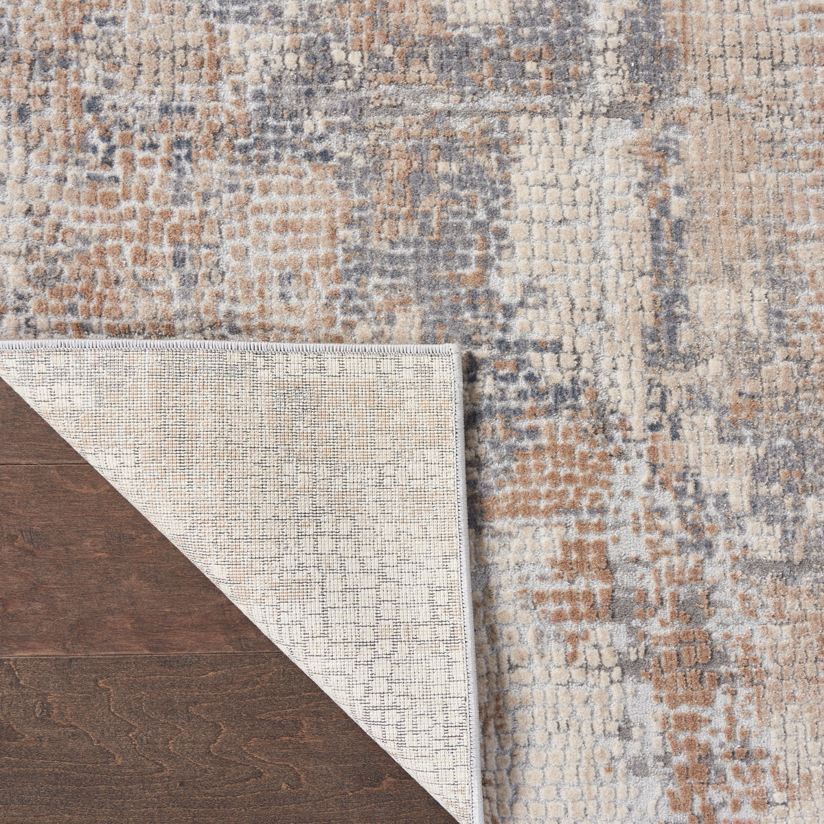 Rustic Textures RUS06 Beige Grey Rug