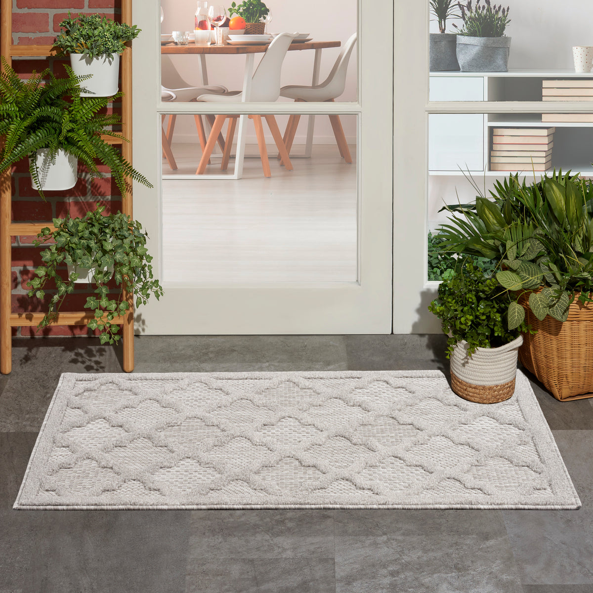 Easy Care NES01 Silver Grey Rug