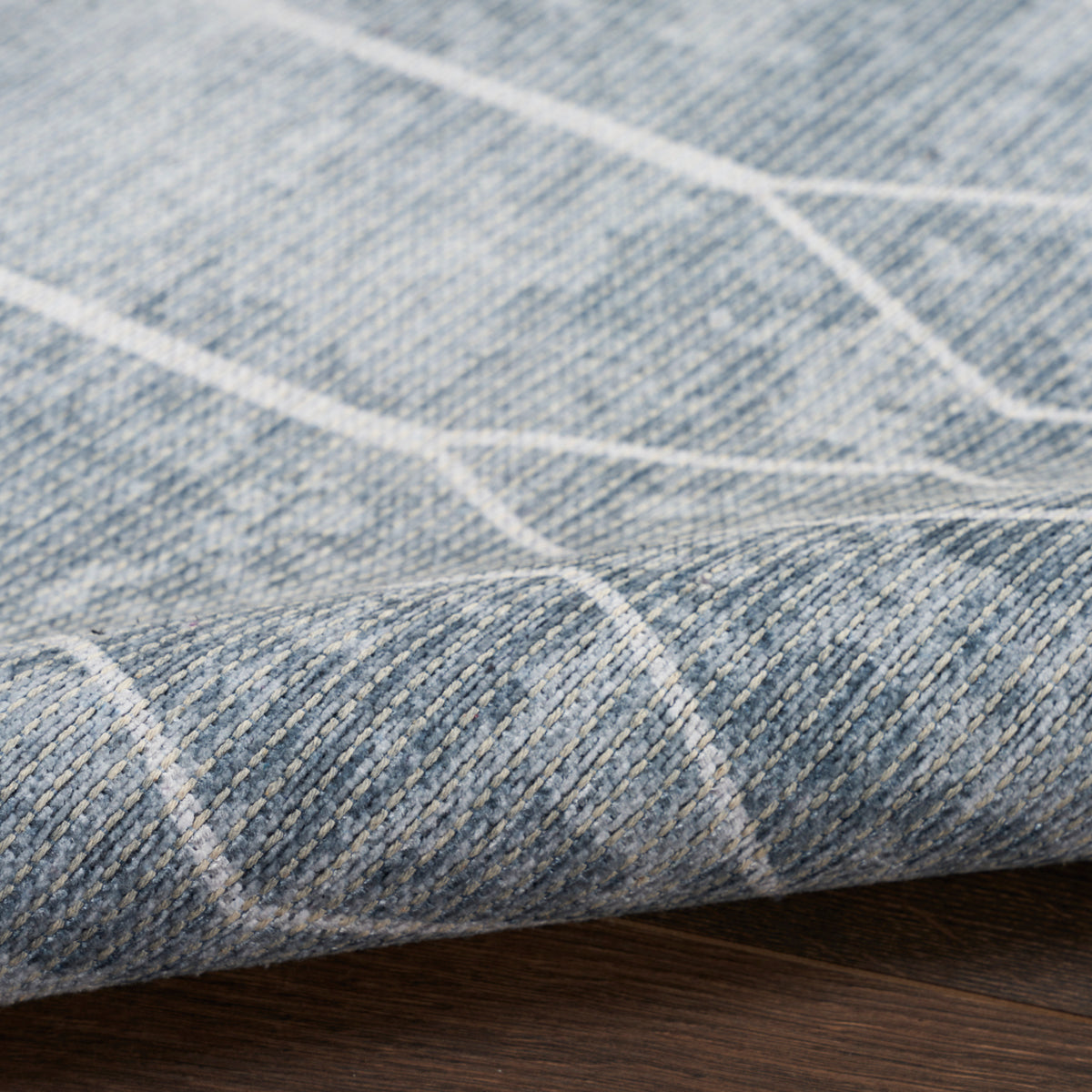 New Concept Washables SR107 Blue Grey Rug