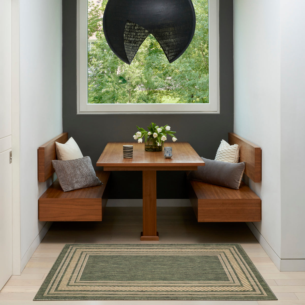 Horizon Indoor/Outdoor HOZ03 Green Rug