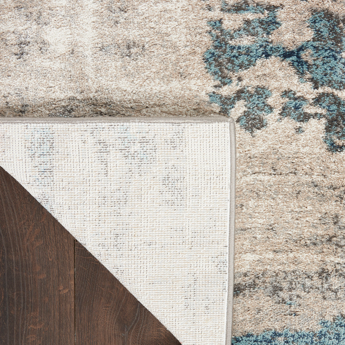 American Manor AMR04 Ivory Blue Rug