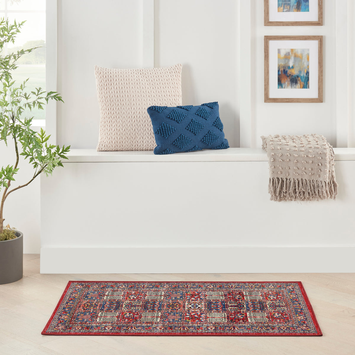 Fulton FUL05 Red Rug