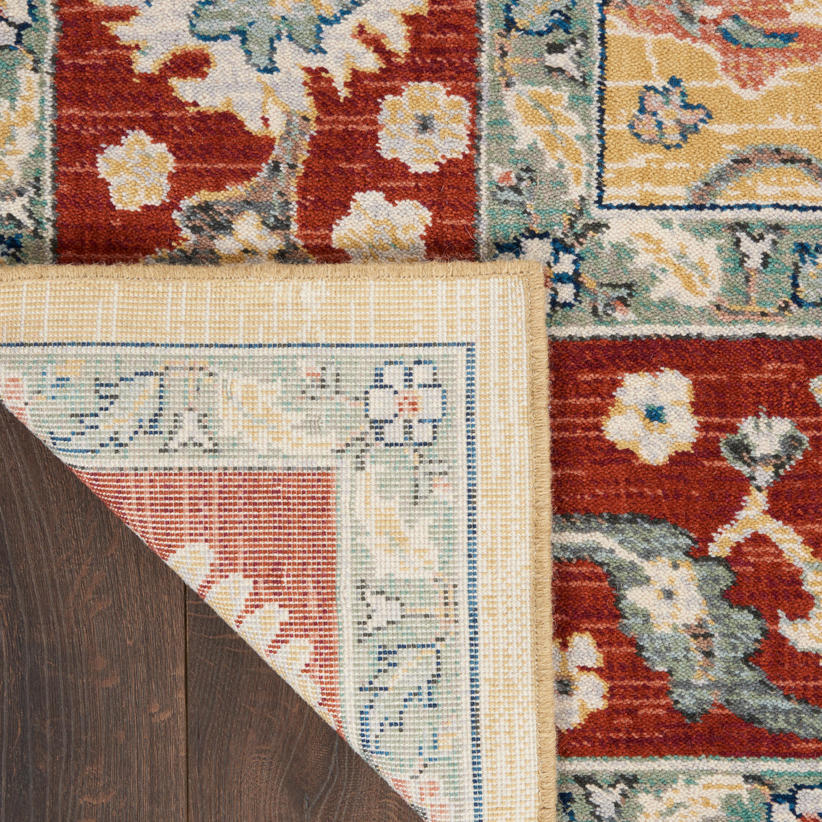 Parisa PSA07 Gold Brick Rug