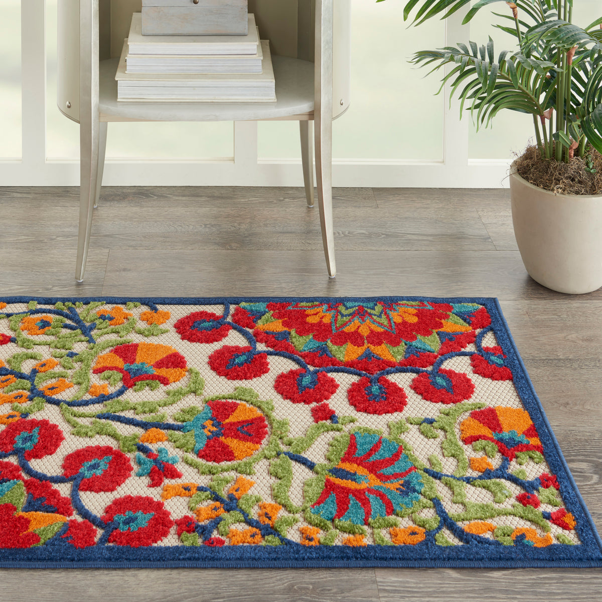 Aloha ALH20 Red Multicolor Rug
