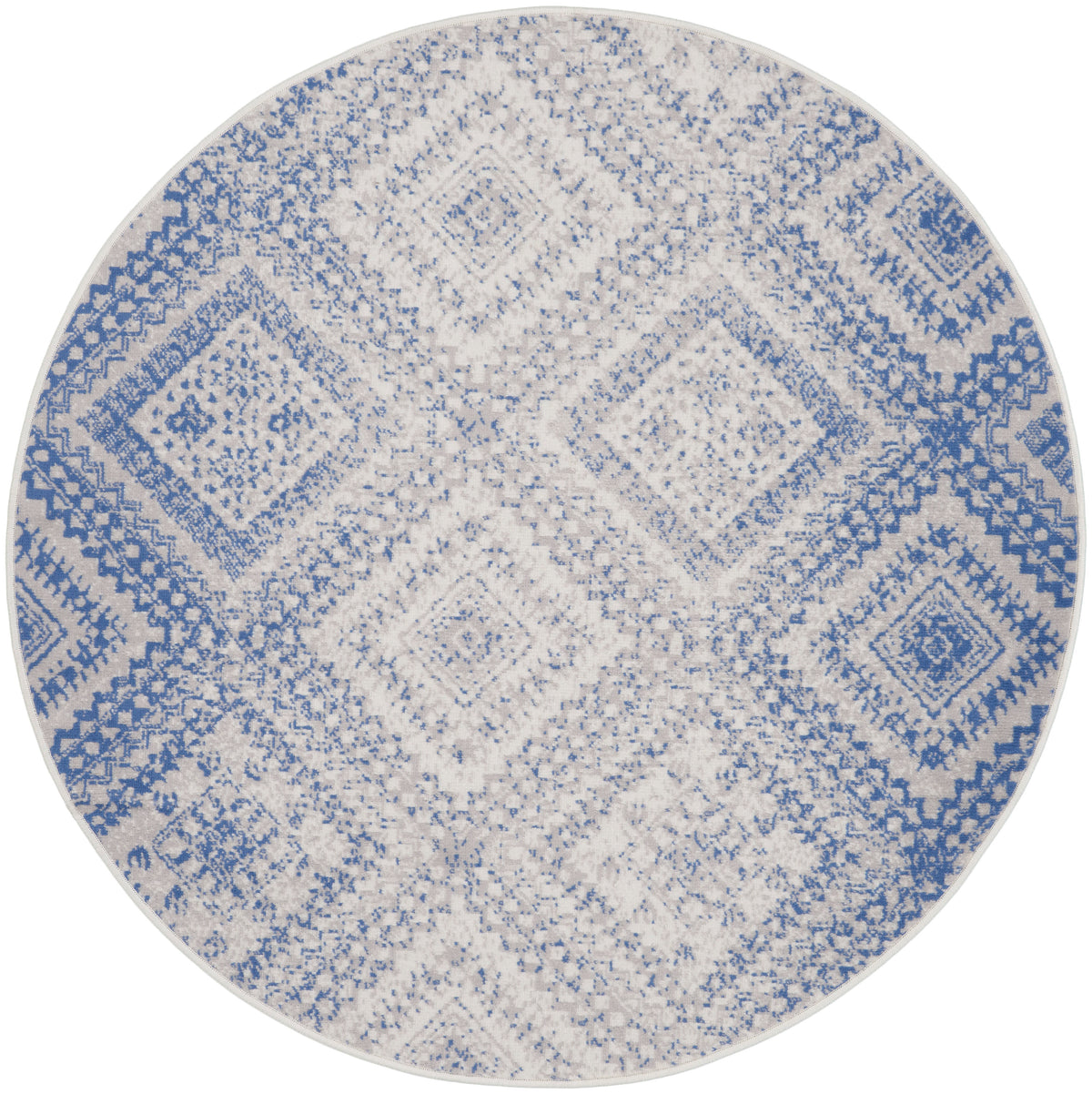 Whimsicle WHS17 Ivory Blue Rug