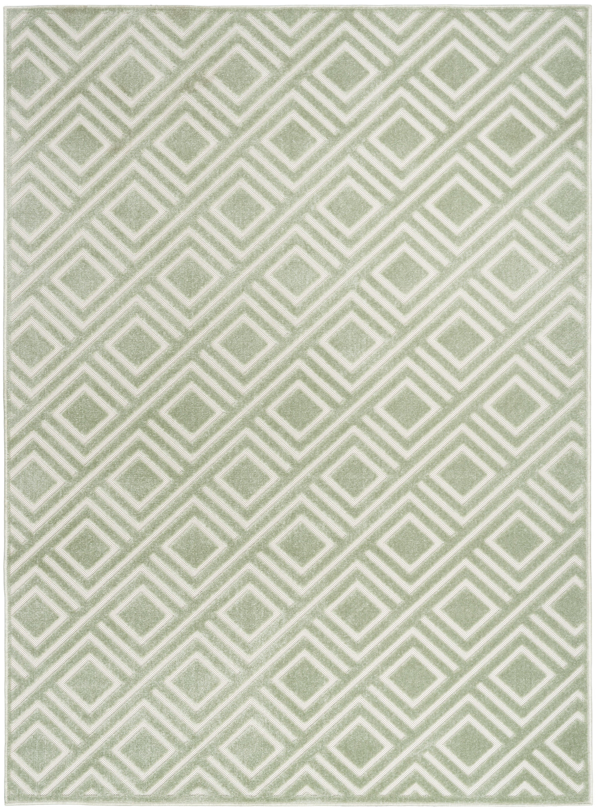 Care Free CAF03 Green Rug