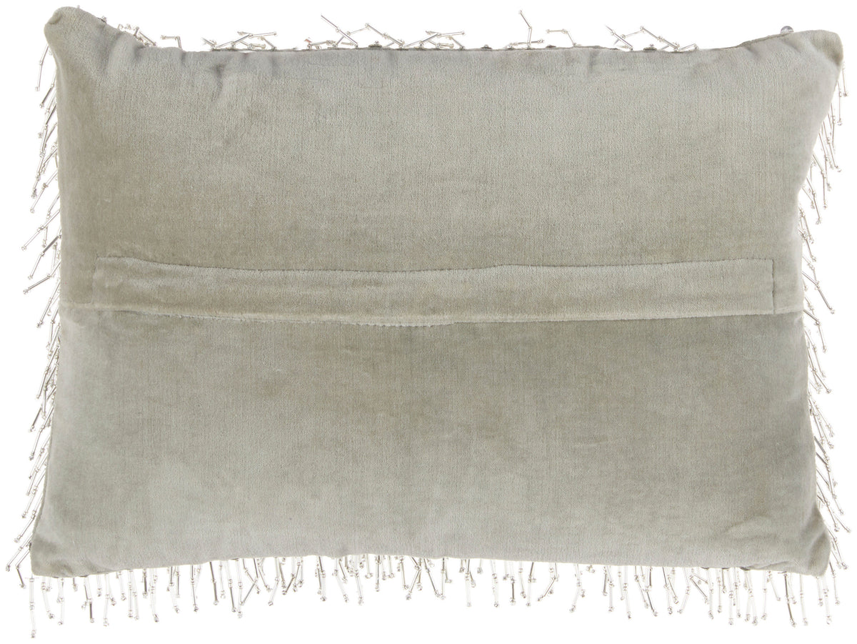 Sofia Z0727 Silver 10" x 14" Throw Pillows