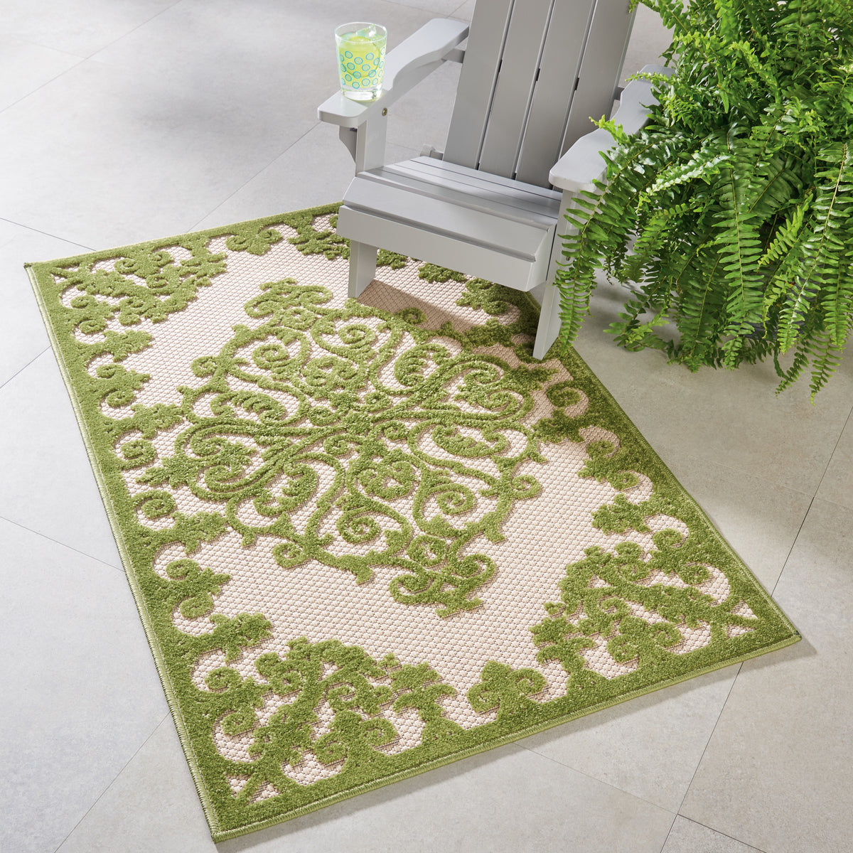Aloha ALH12 Green Rug