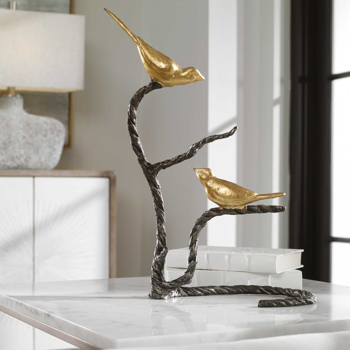 Birds On A Limb Sculpture