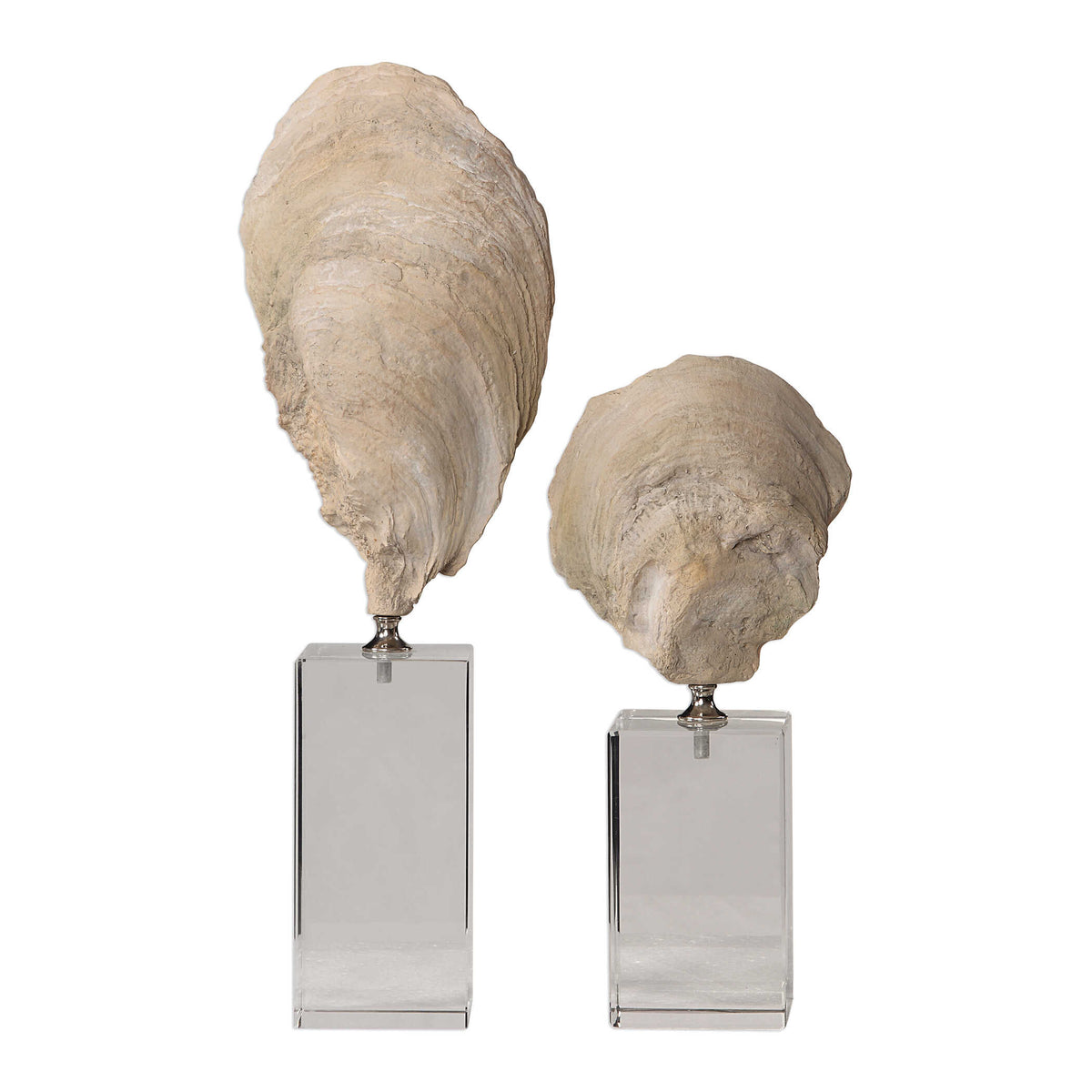 Oyster Shell Sculptures Set/2