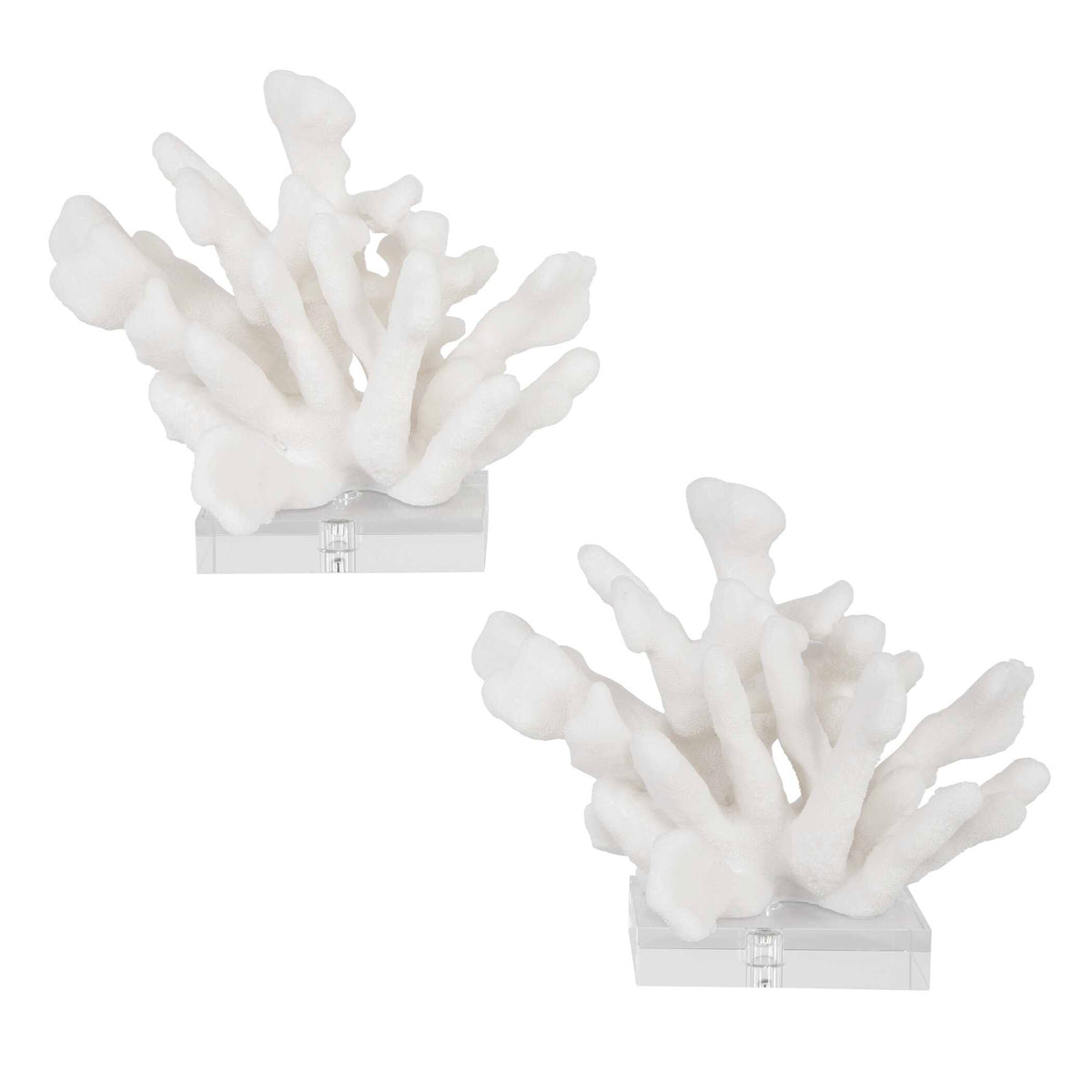 Charbel White Bookends Set/2