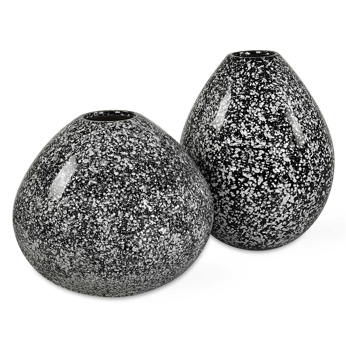 Cosmic Black & White Vases Set/2