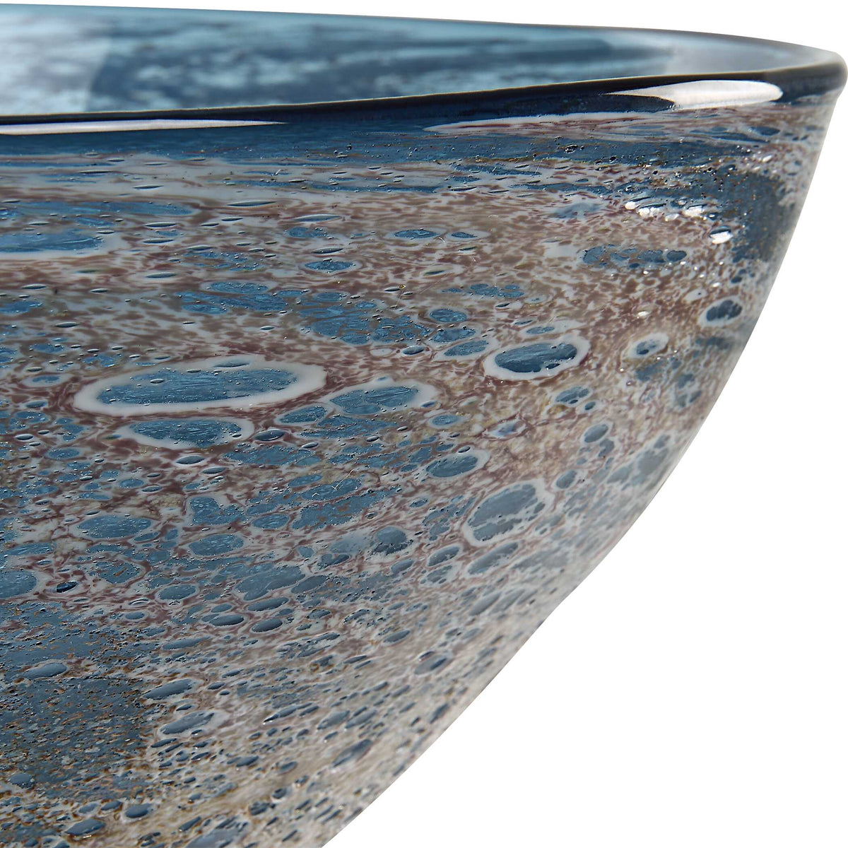 Genovesa Aqua Glass Bowl