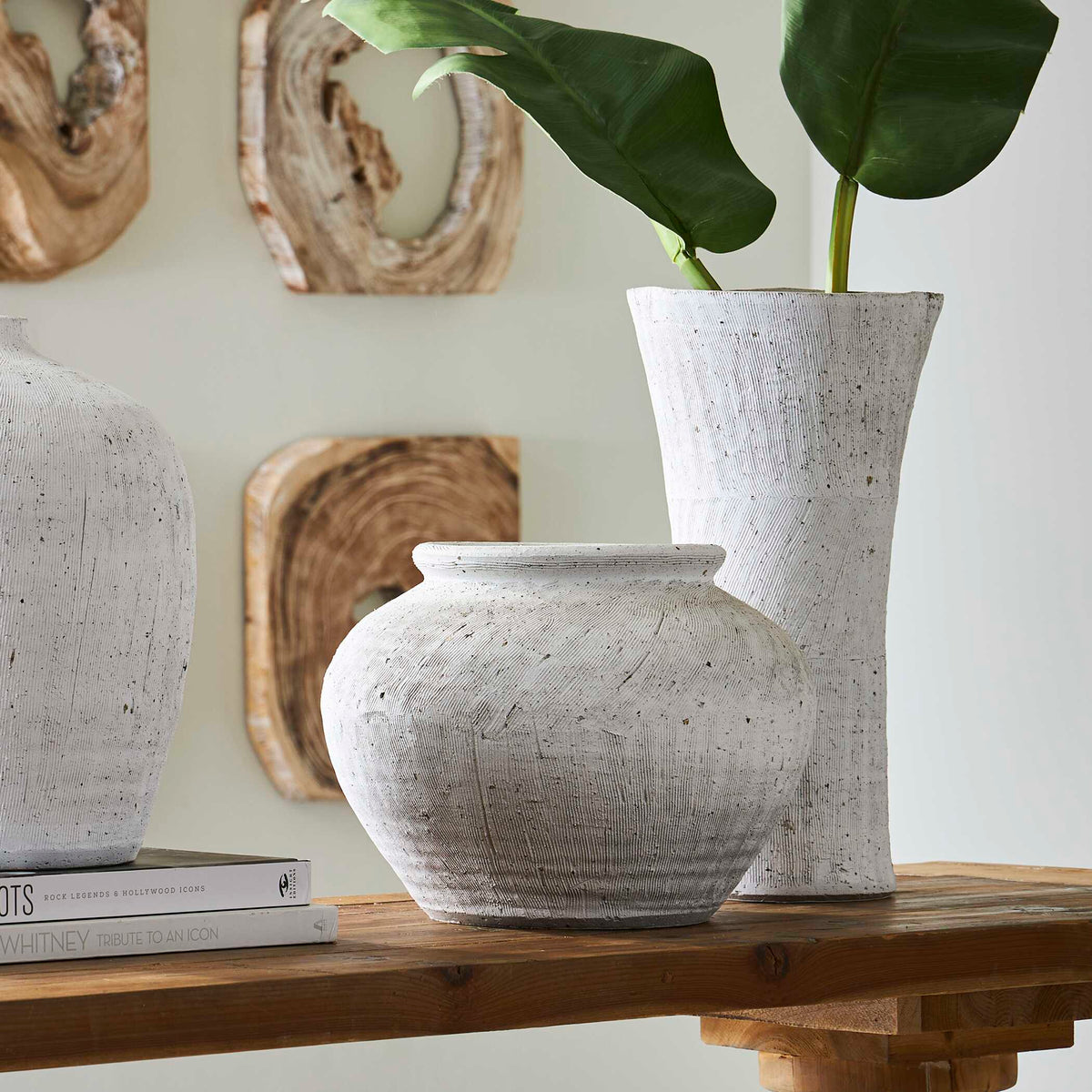 Floreana White Vase