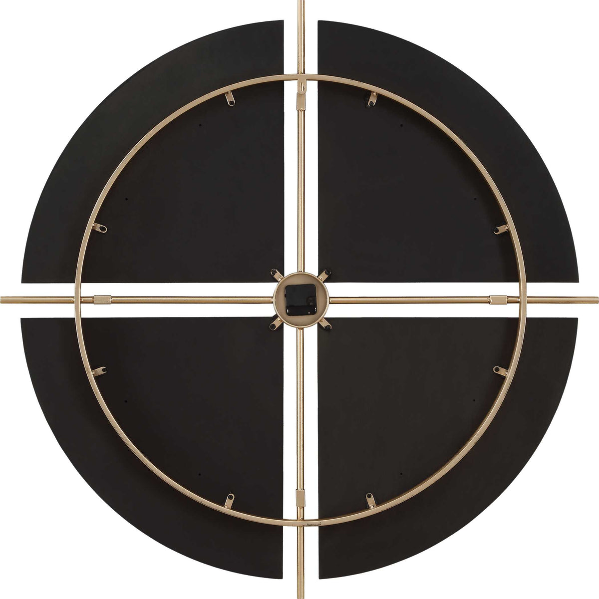 Walnut Elegance Wall Clock