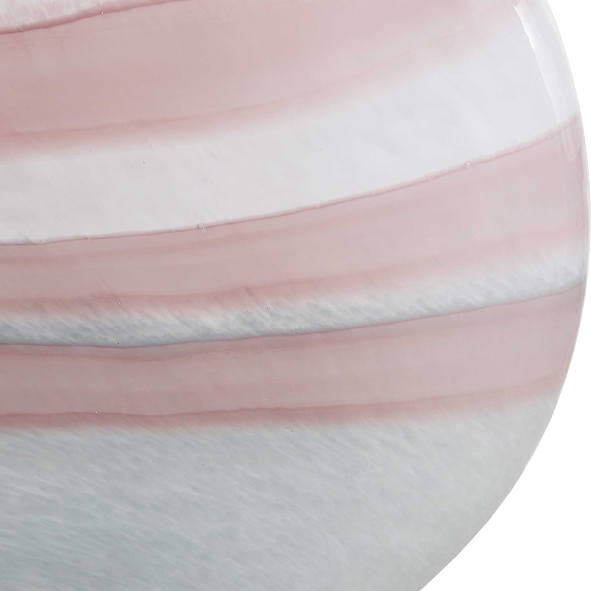 Blush Swirl Glass Vases Set/2