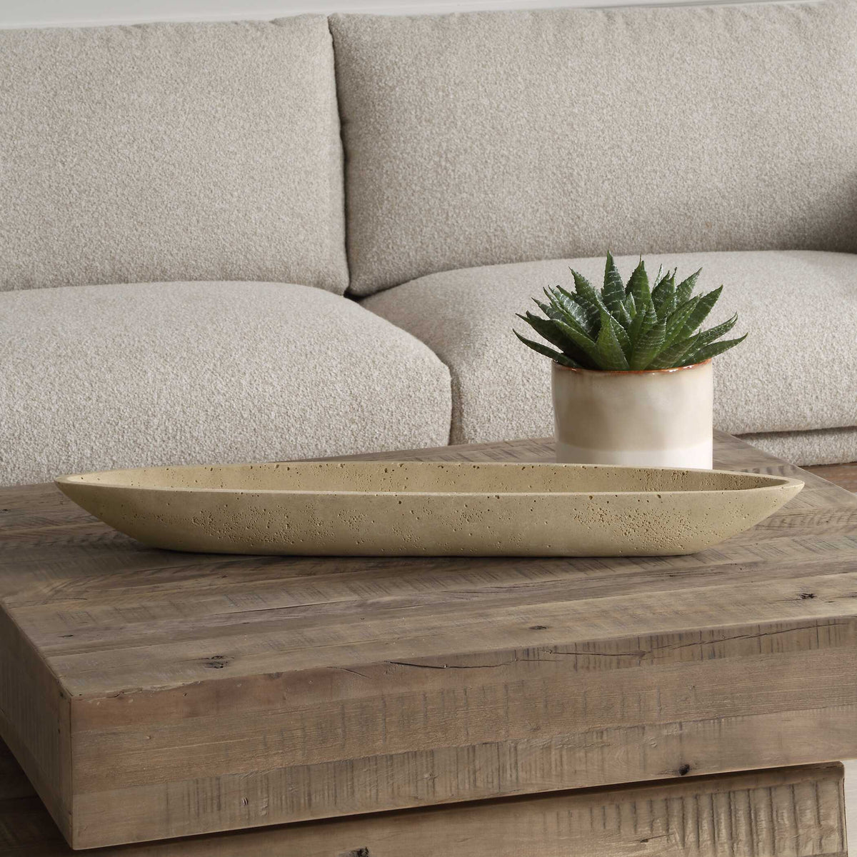 Vessel Cast Canoe Bowl