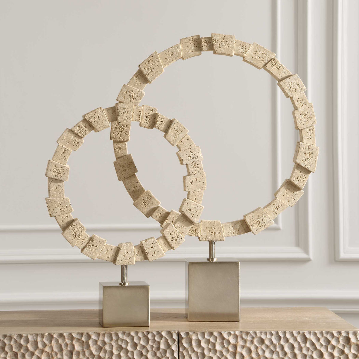 Ivory Fusion Stone Rings Set/2