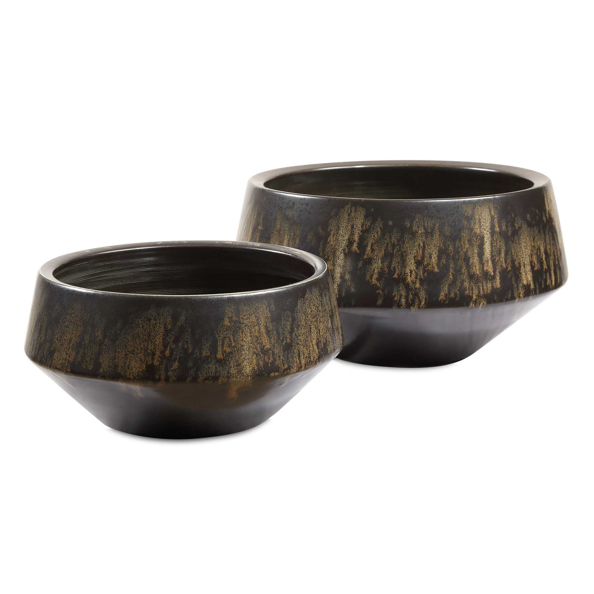Bronze Duo Vases Set/2