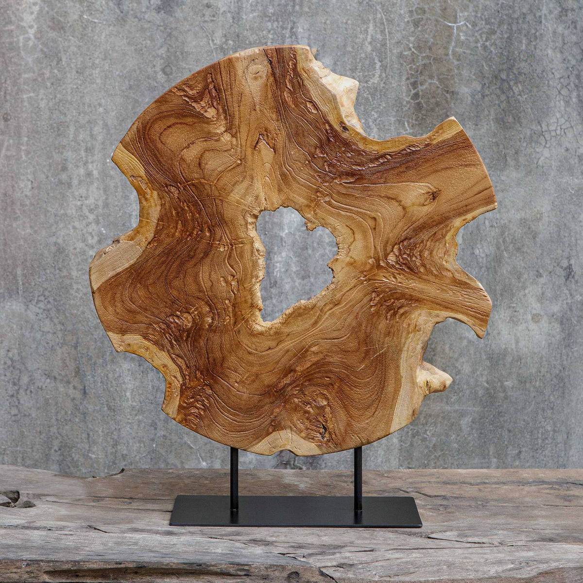Bahati Wood Sculpture
