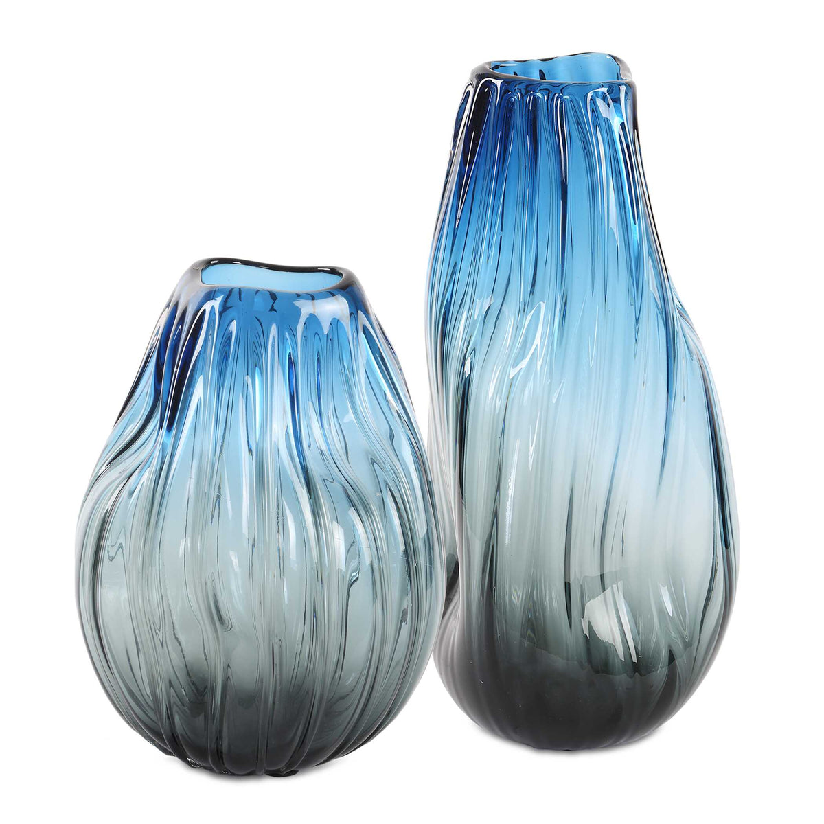 Midnight Horizon Vases Set/2