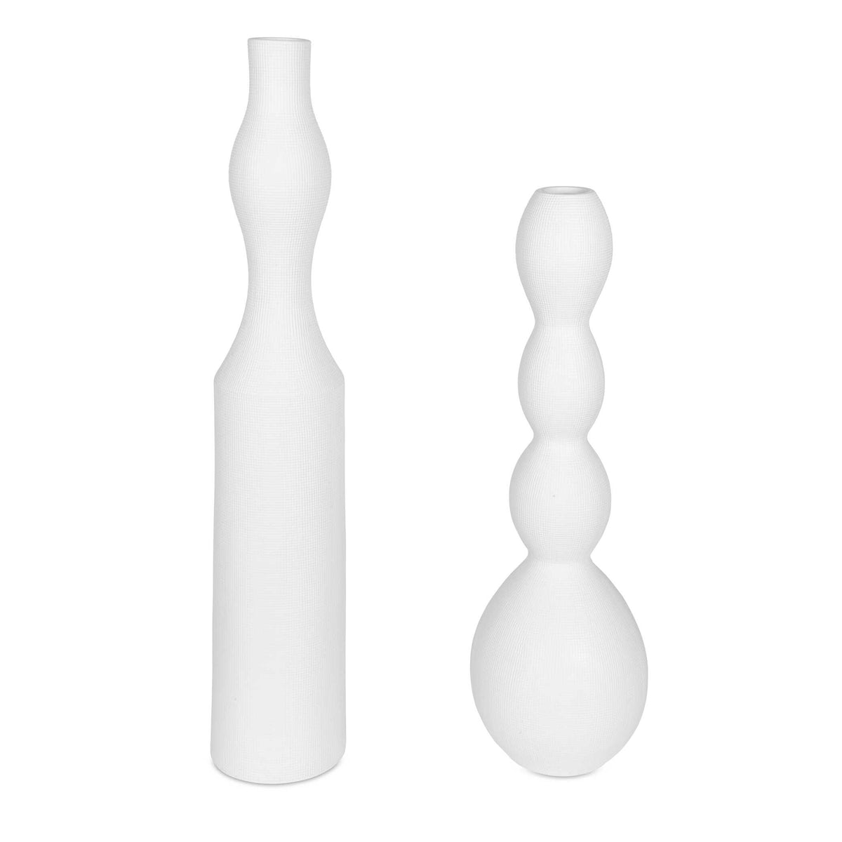 Forma White Ceramic Vases Large Set/2