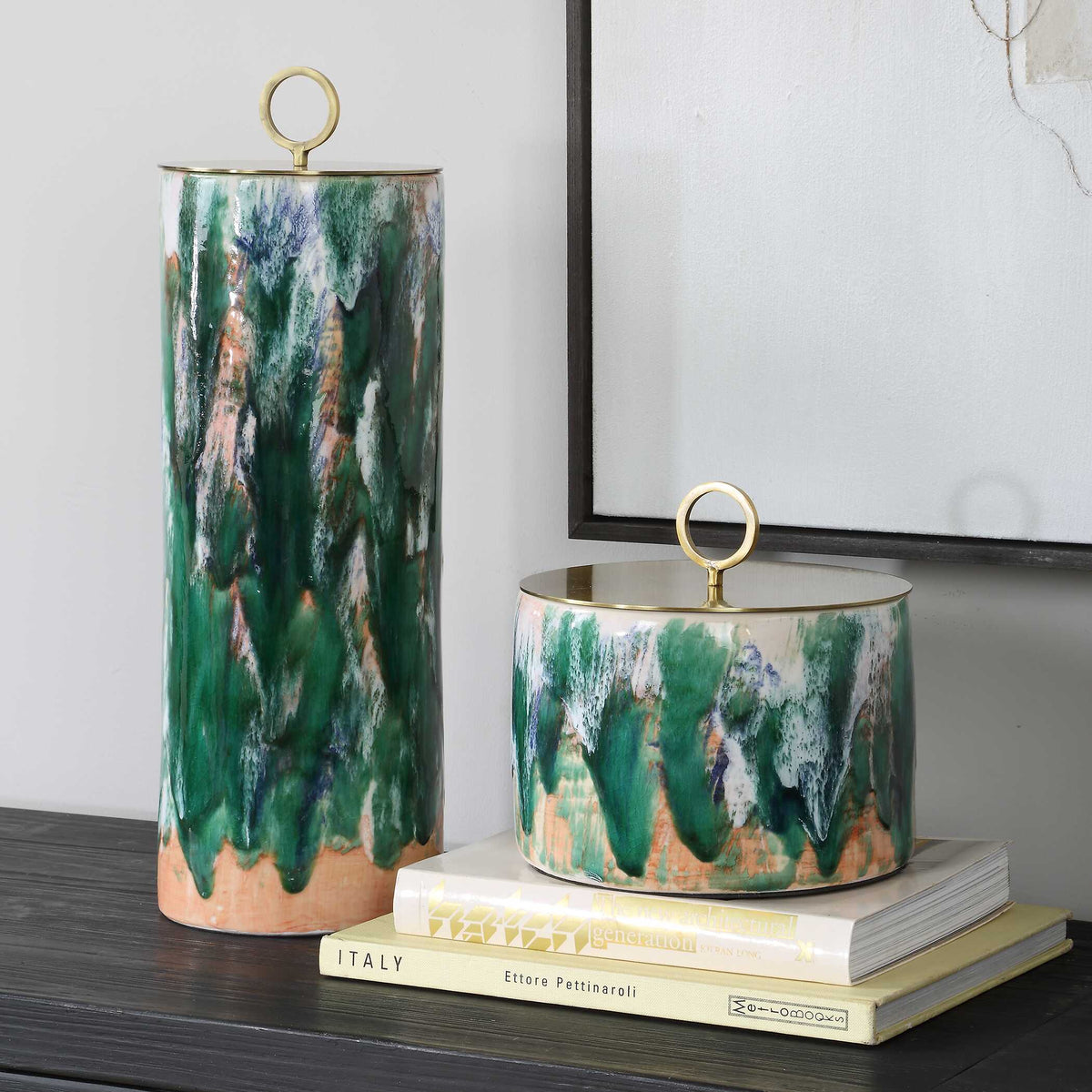 Sylvie Ceramic Containers Set/2