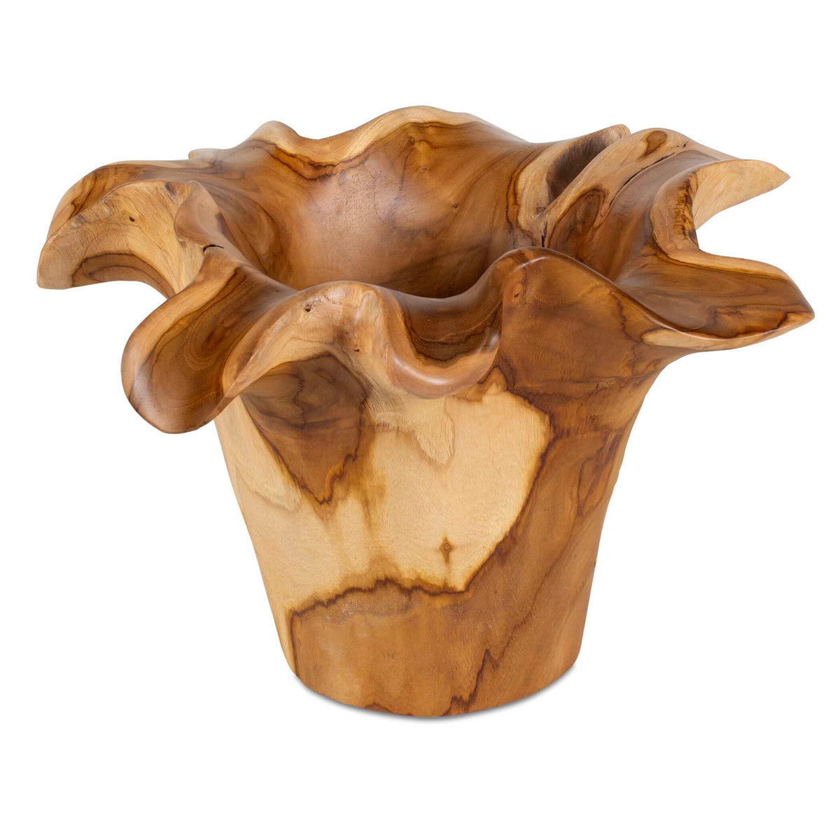 Teak Flow Outdoor Bowl