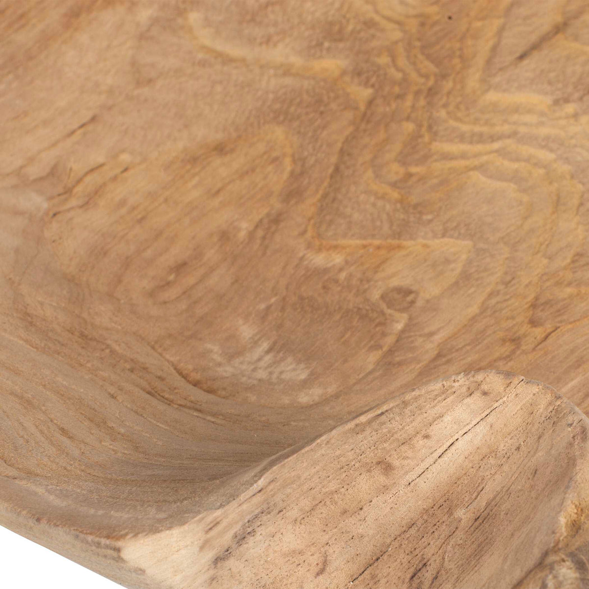 Organic Embrace Outdoor Teak Bowl