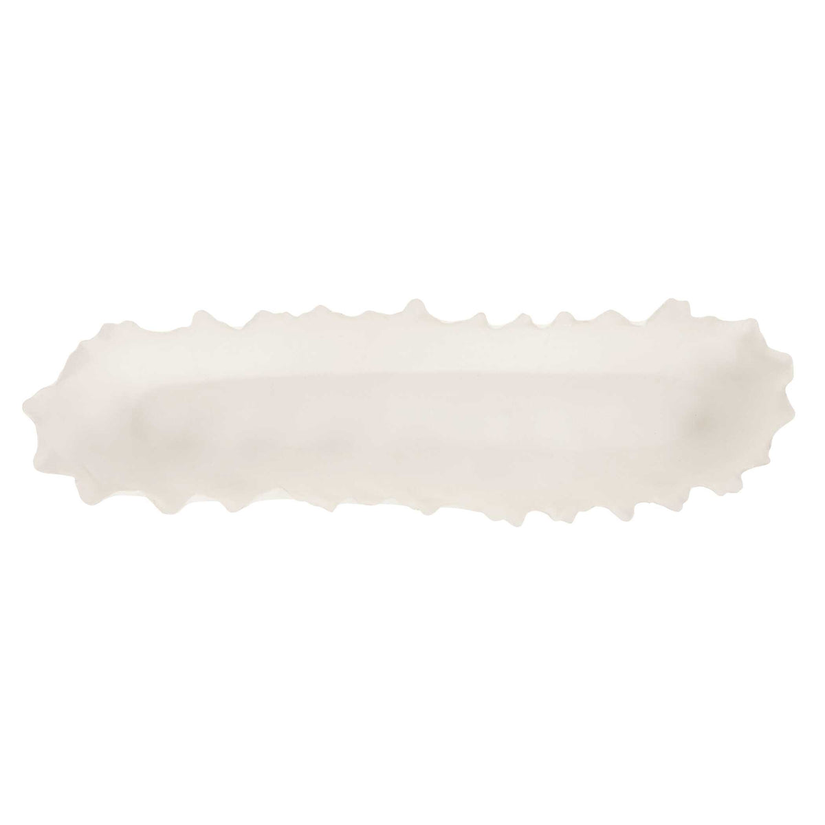 Ripple Crest White Bowl