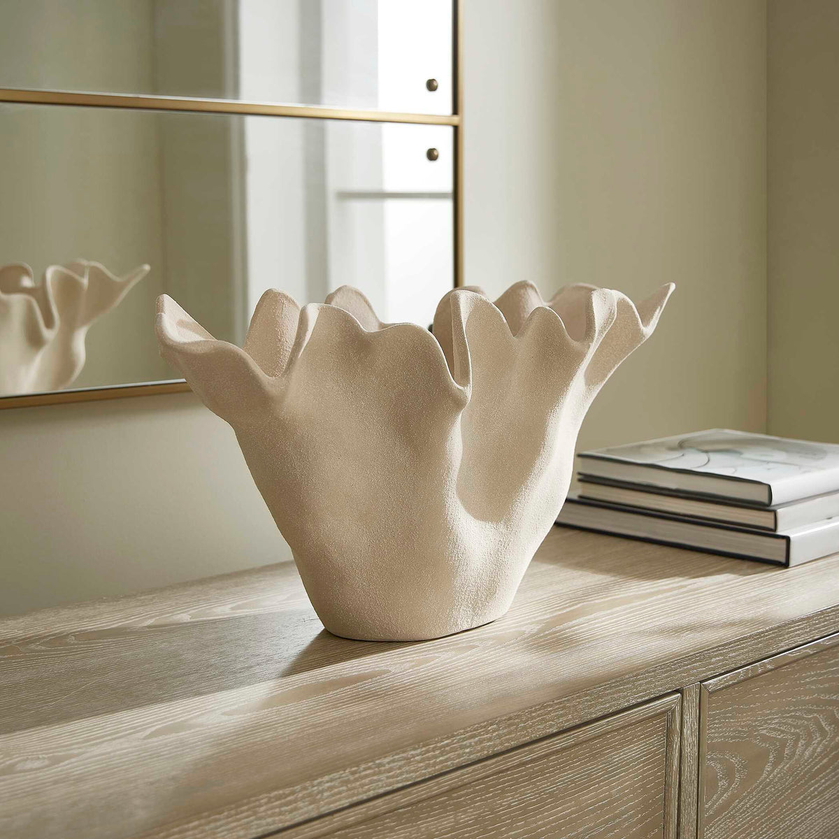 Sand Dune Outdoor Ceramic Bowl
