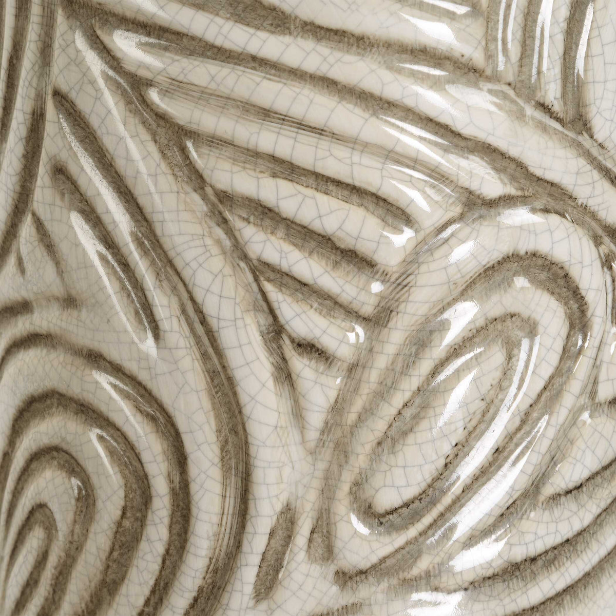 Timber Swirl Earth Tone Vases Set/2