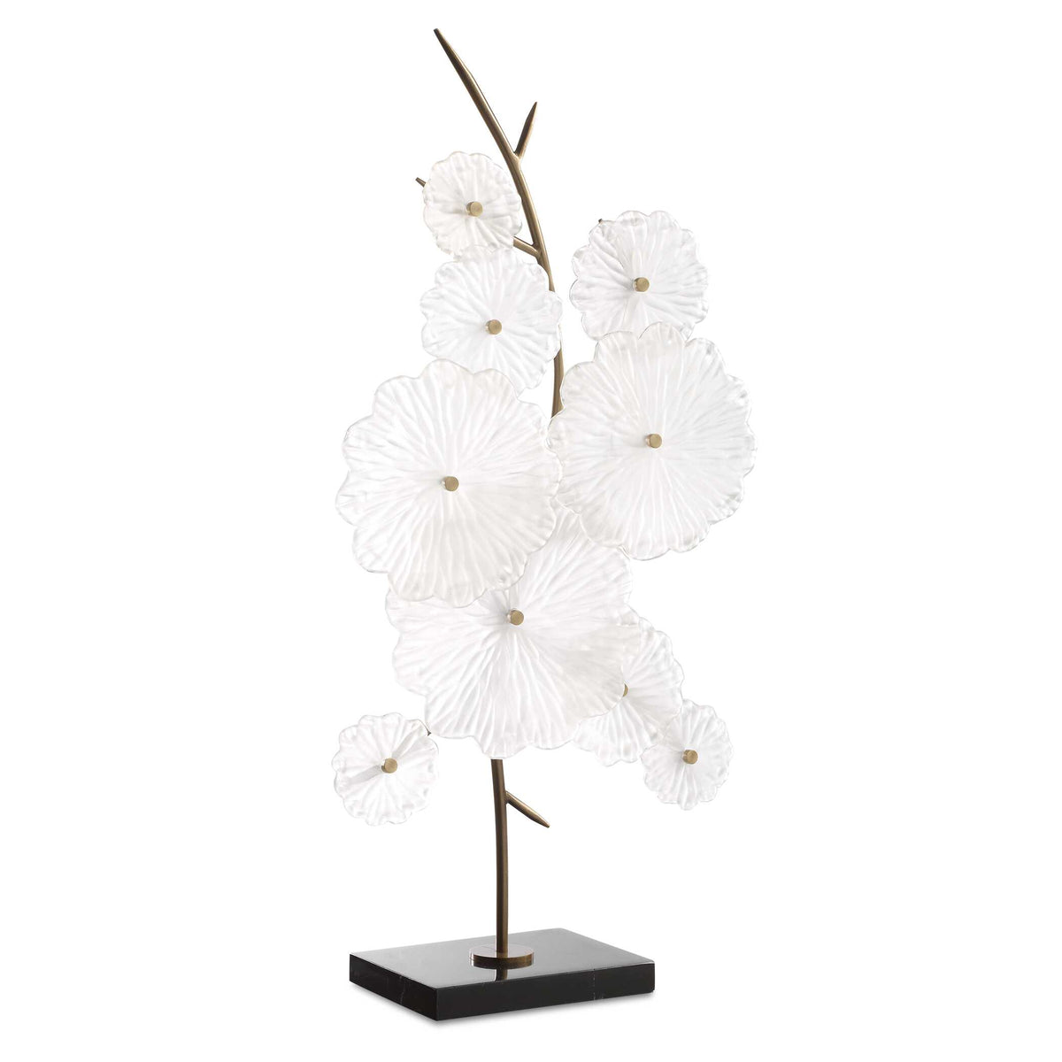 Glass Garden Table Sculpture